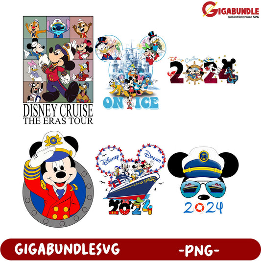 Disney Cruise 2024 PNG Bundle - The Eras Tour Designs