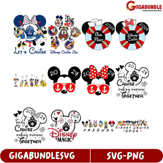Disney Cruise SVG Bundle Fun Designs for Magical Adventures