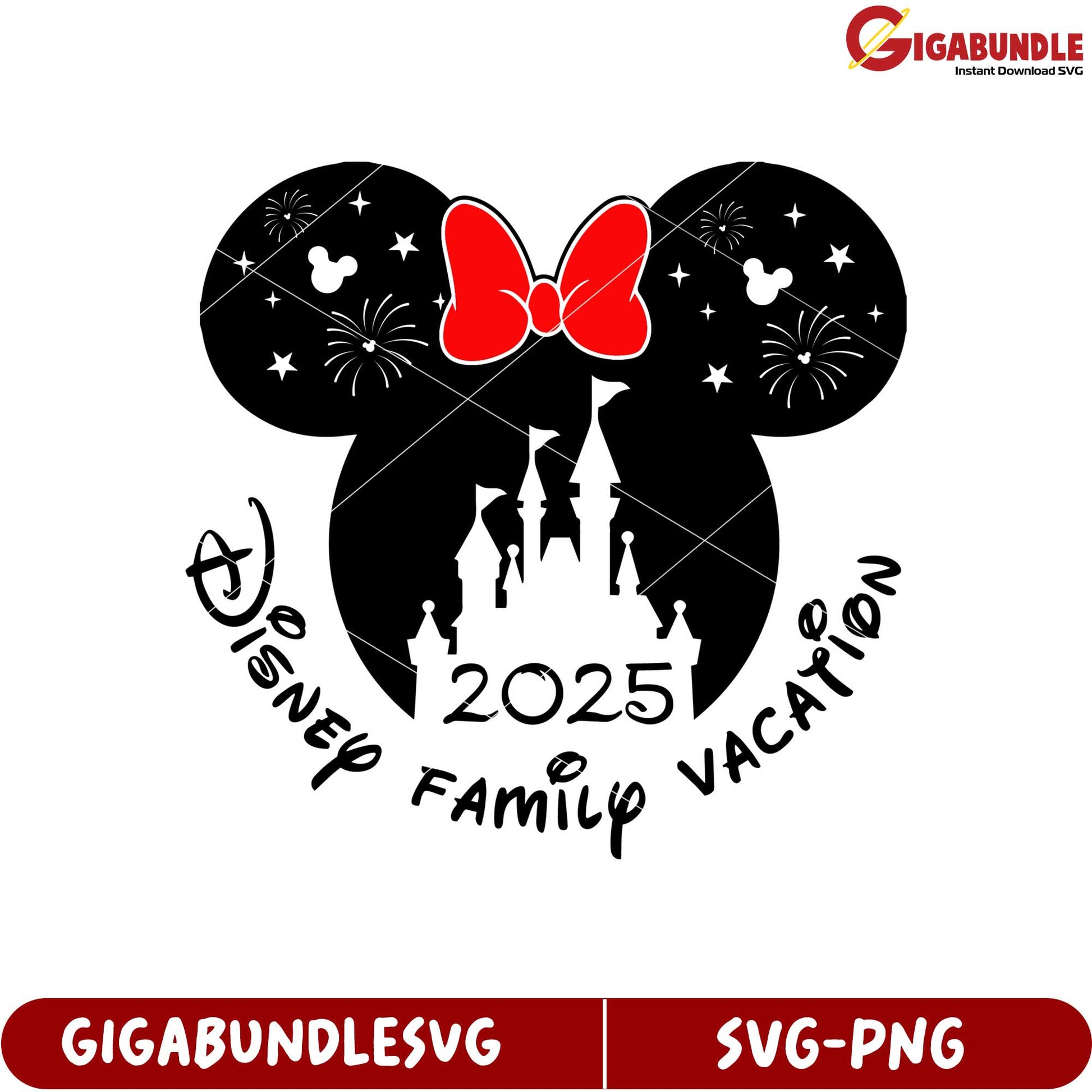 Disney Family Vacation 2025 SVG Design for Celebration