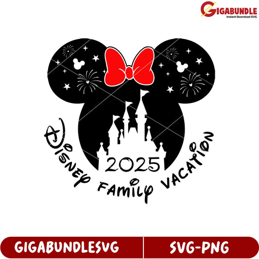 Disney Family Vacation 2025 SVG Design for Celebration