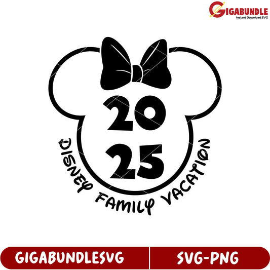 Disney Family Vacation 2025 SVG Design for Memorable Trips and Fun