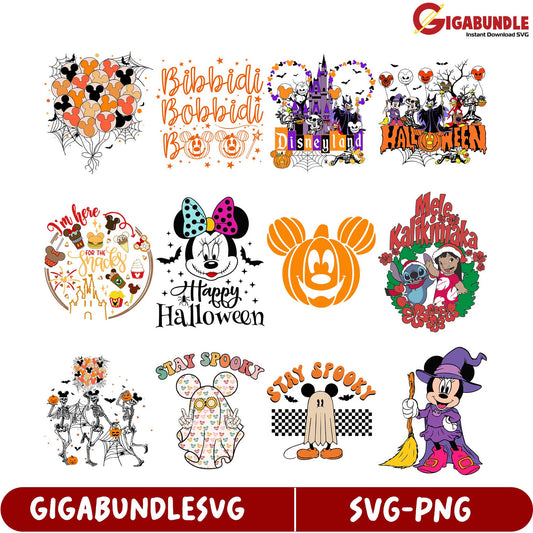 Disney Halloween SVG Bundle Fun & Spooky Designs for 2023