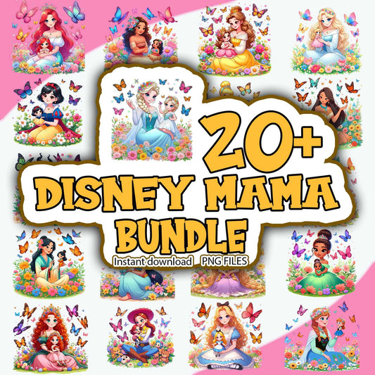 Disney Mother Bundle PNG Mother's Day PNG