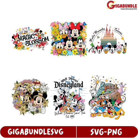 Disney SVG Bundle Magical Designs for Crafts & Celebrations