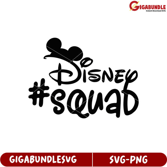 Disney Squad SVG Bundle for Creative Projects and Crafting Ideas Online