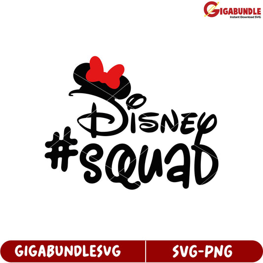 Disney Squad SVG Graphic Design for Creative Projects and Crafts