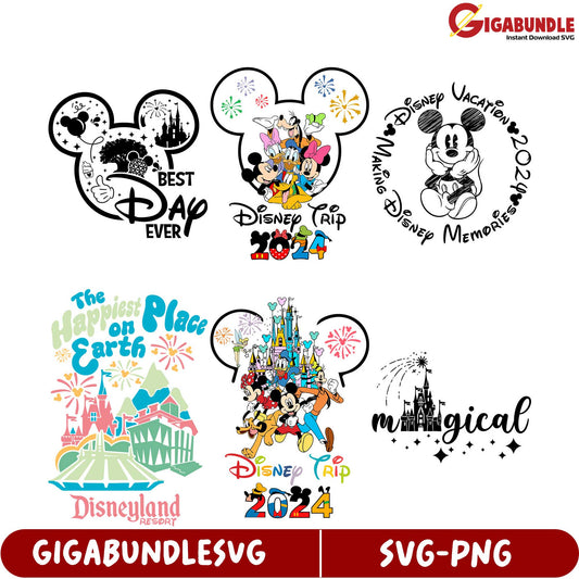 Disney Trip 2024 SVG Bundle – Magical Memories Designs