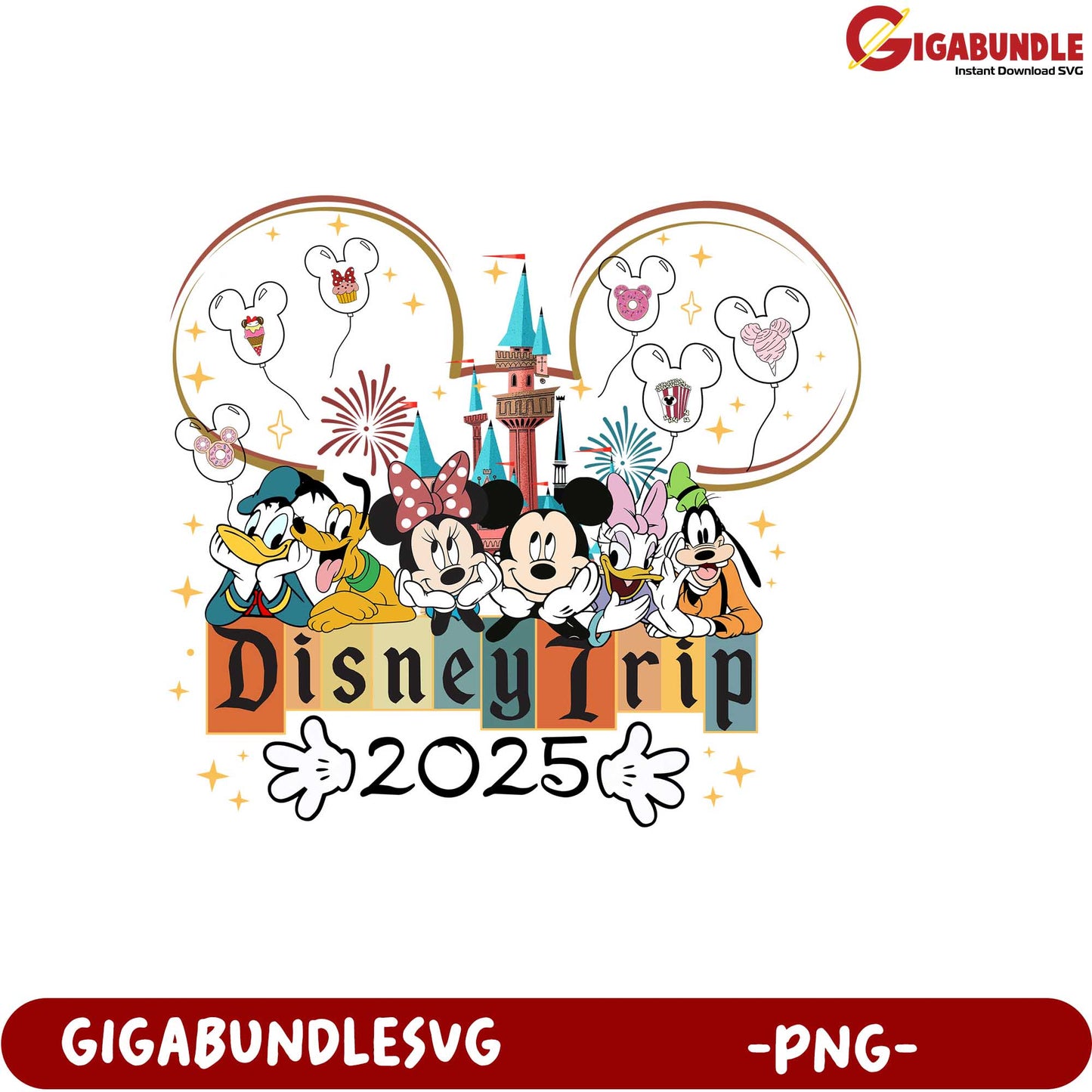 Disney Trip 2025 Png