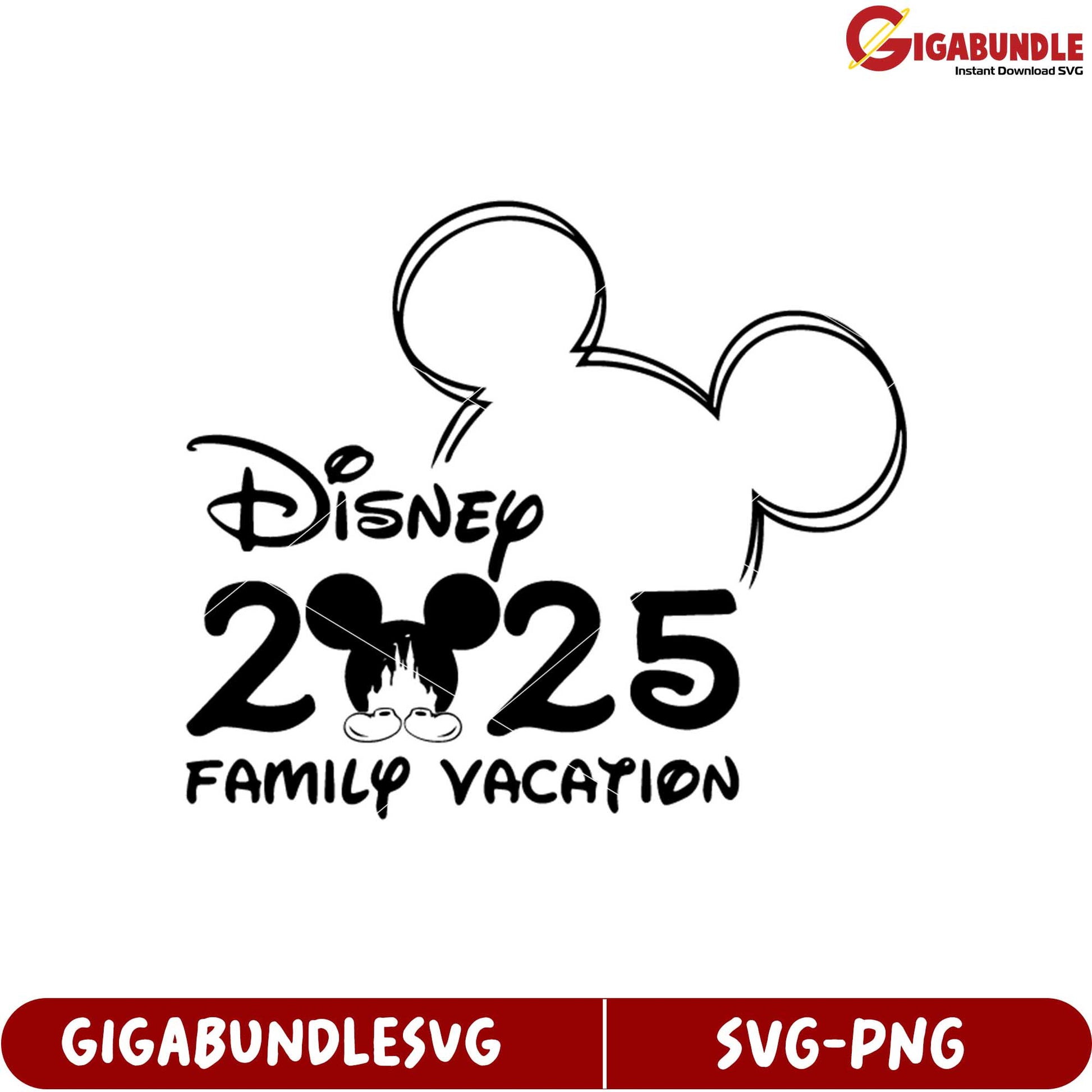 Disney Vacation 2025 SVG Design for Family Fun and Memories