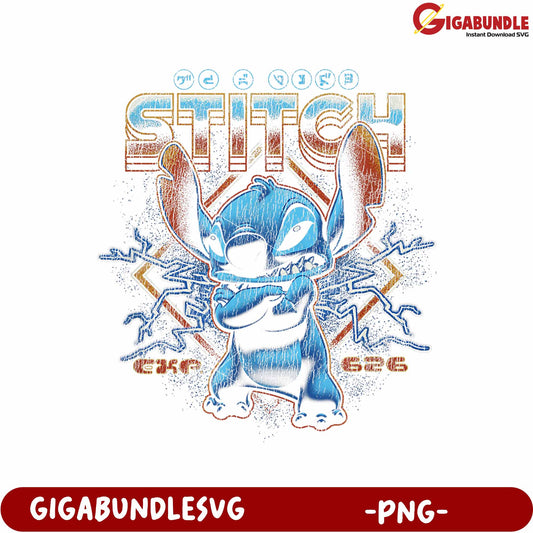 Disney lilo stitch folded arms rock poster png, cool disney stitch png, lilo and stitch png