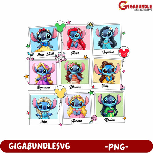 Disney stitch princess png, funny stitch memes png, lilo and stitch the movie png