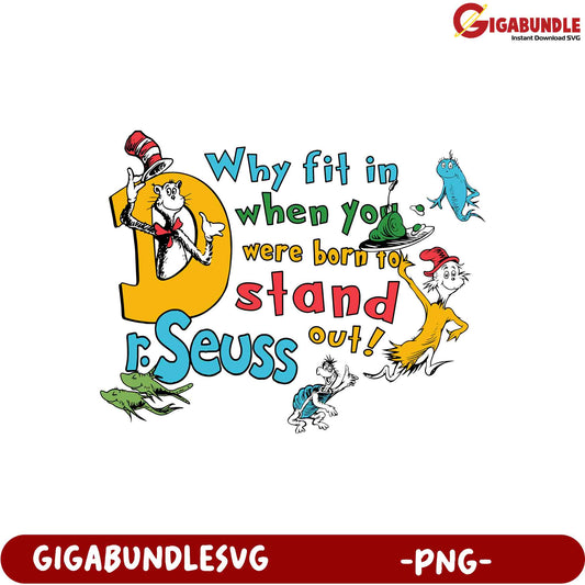 Dr. Seuss PNG Stand Out!