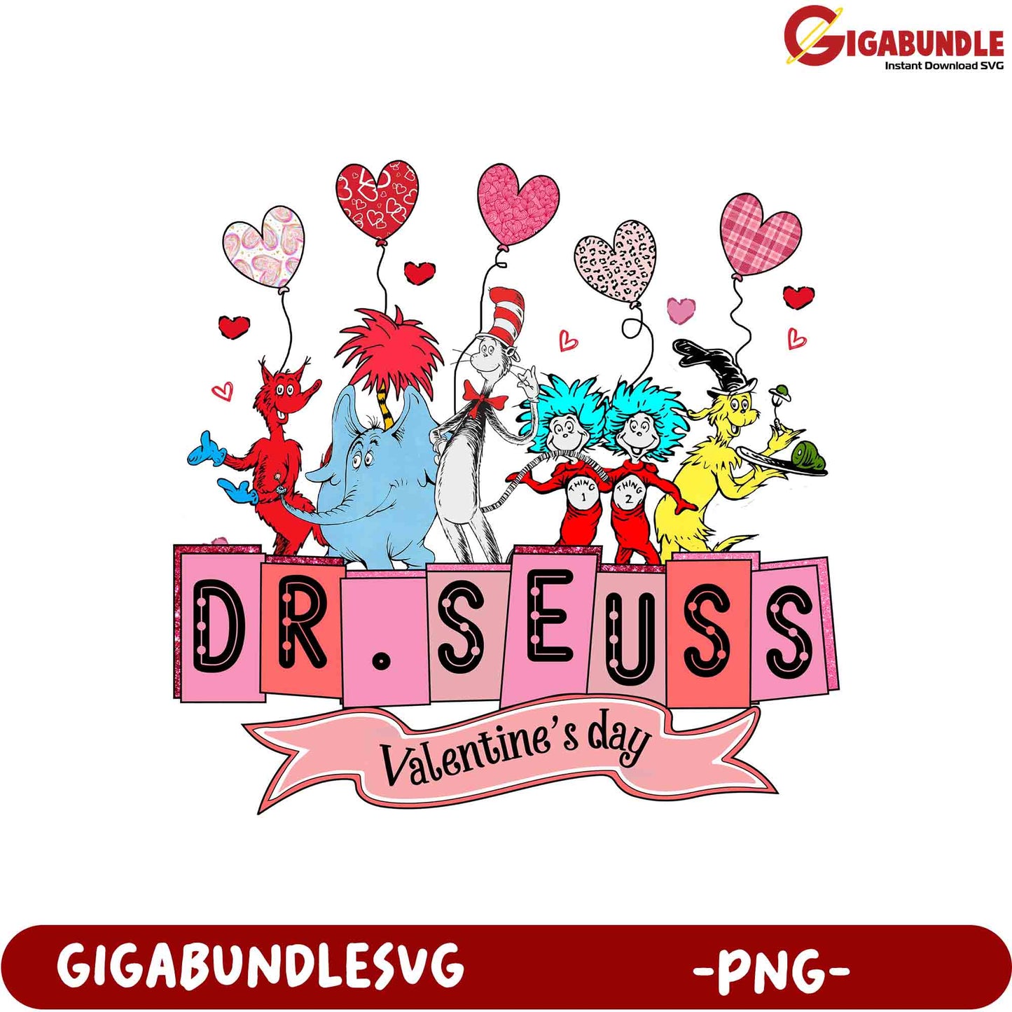 Dr. Seuss Valentine's PNG