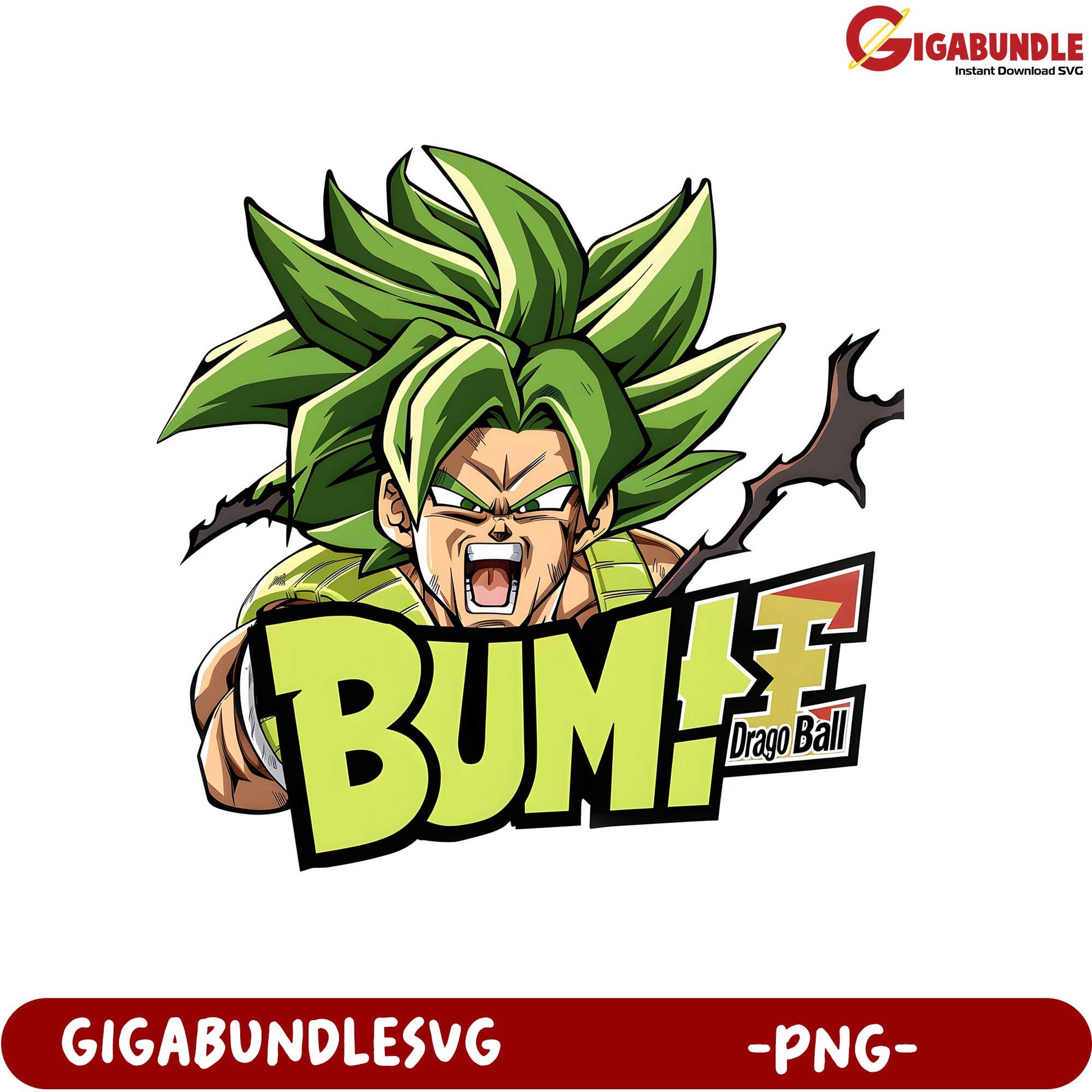 Dragon Ball PNG Artwork Featuring Powerful Character Design
