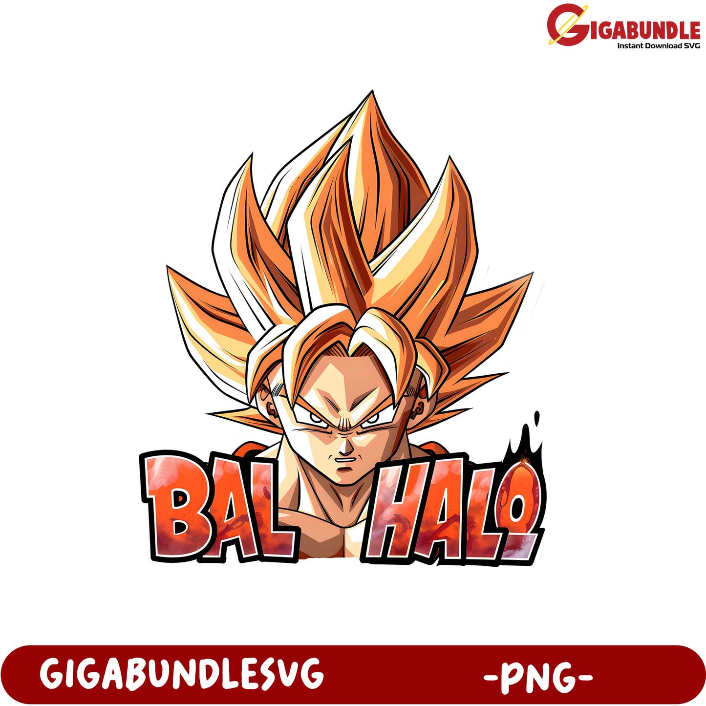 Dragon Ball Super Character PNG Downloadable Art Design File
