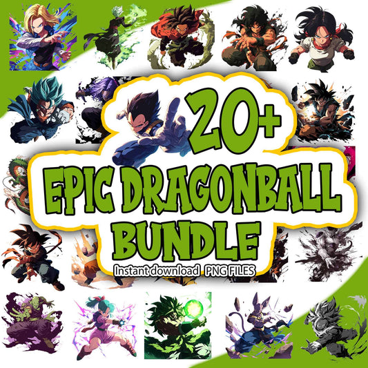 Epic Dragon Ball bundle Png, Anime Png