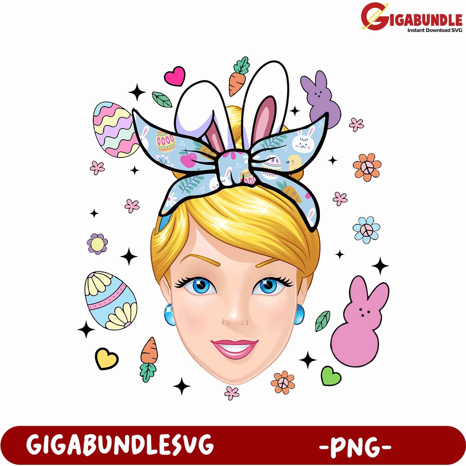 Easter Bunny Inspired PNG Design for Holiday Celebrations