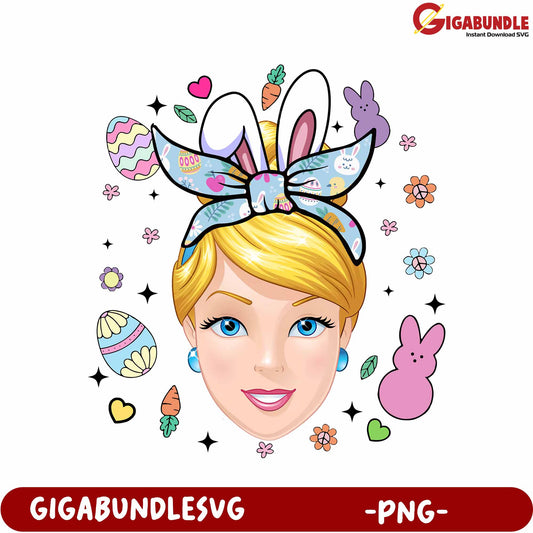 Easter Bunny Inspired PNG Design for Holiday Celebrations