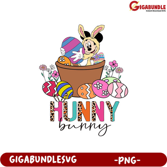 Easter Hunny Bunny PNG Clipart for Spring Crafting Fun