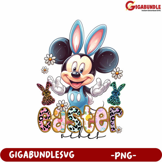 Easter Vibes PNG Graphic Featuring Adorable Character Design