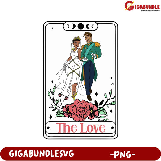 Elegant Love PNG Design for Wedding Invitations and Decor