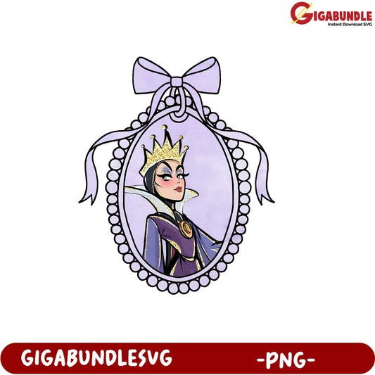 Elegant Queen Character Portrait PNG Download for Creative Projects