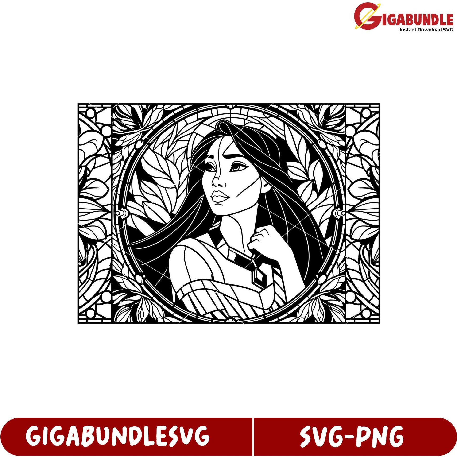 Elegant Woman SVG Print File for Crafting and Design Projects