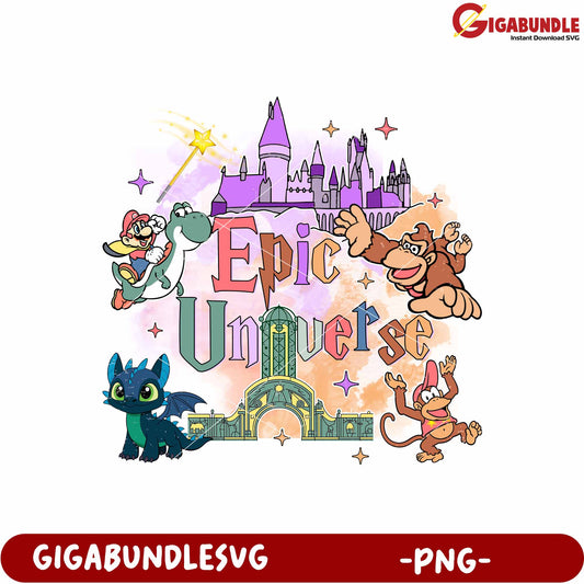 Epic universe mario png, mario png, super nintendo world png
