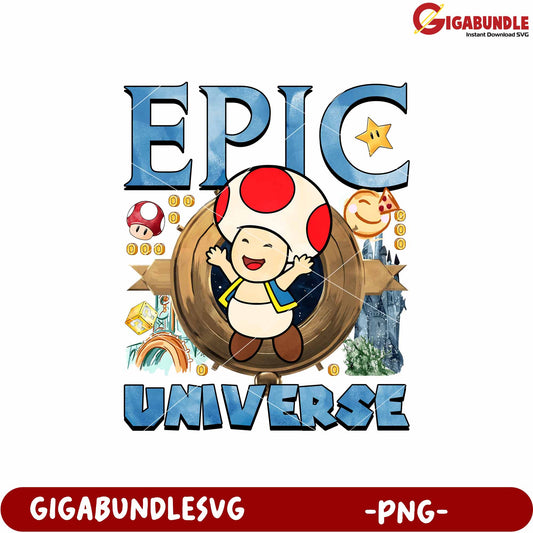 Epic universe mario toad png, mario toad png, super nintendo world toad png