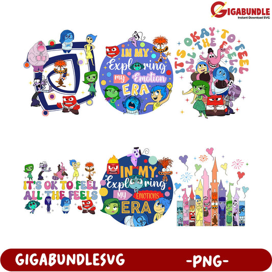 Exploring Emotions PNG Bundle - Fun Character Designs for Kids