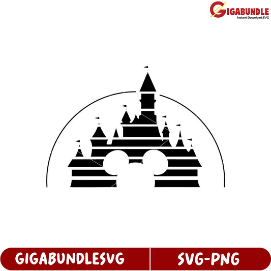 Fantasy Castle SVG Icon for Creative Projects and Designs Download