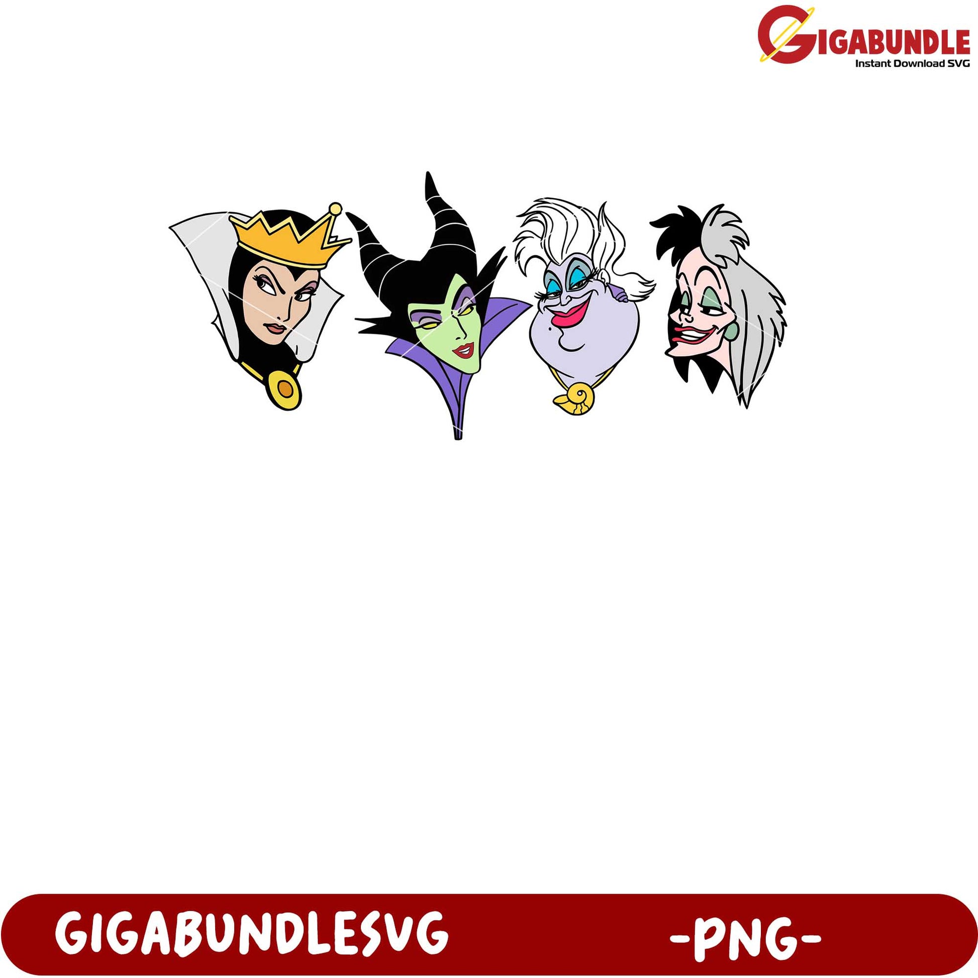 Fantasy Villain Characters Colorful Digital Art PNG Image