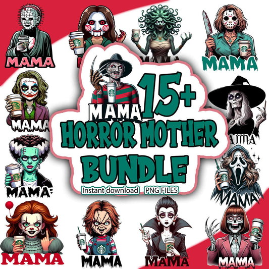 Horror Characters PNG, Horror Mother Png, halloween character Png