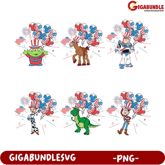 Festive Character Bundles PNG - Fun Celebration Graphics