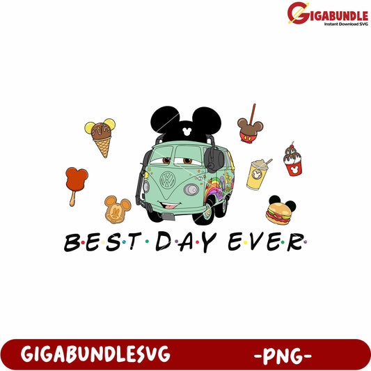 Fillmore png, disney cars fillmore png, vw van png