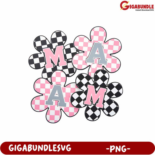 Flower Design Alphabet PNG for Creative Crafting Projects