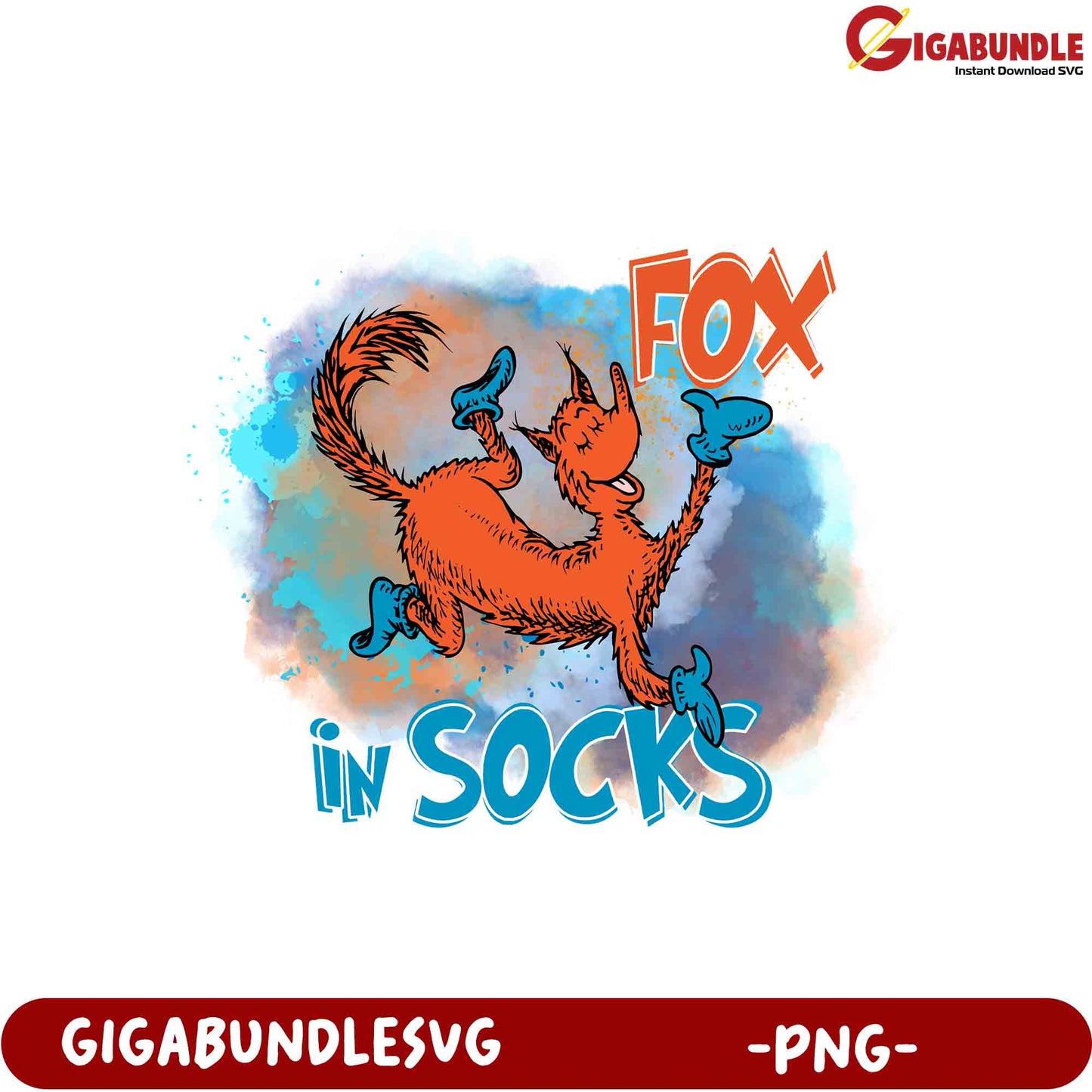 Fox in Socks PNG  SVG Download