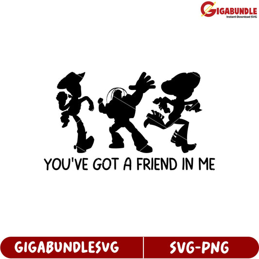 Friendship Quote SVG Design for Creative Projects and Crafts