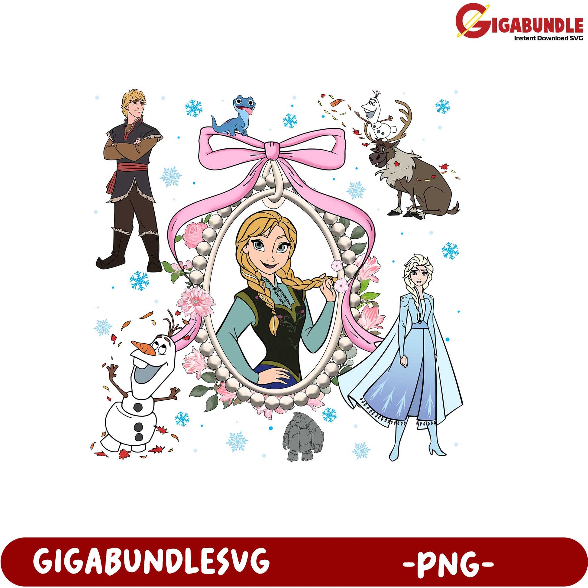 Frozen Kingdom Character Design PNG Art for Kids and Fans