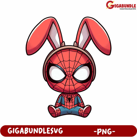 Fun Bunny Spider Character PNG for Creative Projects – Download