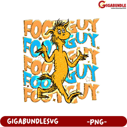 Fun Foot Guy PNG Graphic for Creative Projects and Crafts