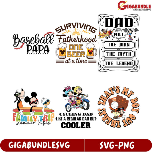 Fun SVG Bundle for Dads Unique Designs for Every Occasion