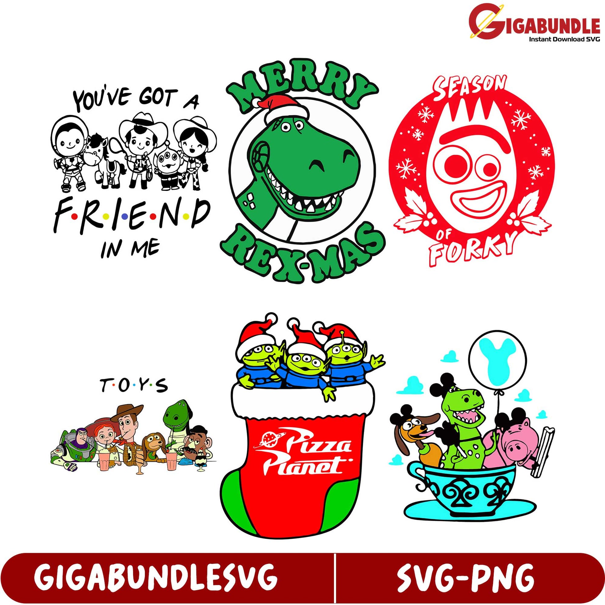 Fun Toy-Themed SVG Bundle Holiday Designs for Crafts & More