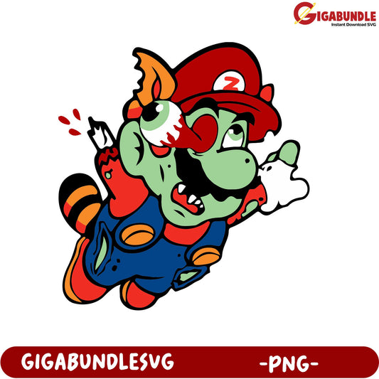 Funny Retro Video Game Character PNG Graphic Download