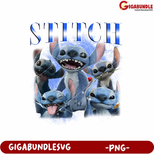 Funny emotions of stitch real life png, disney stitch png, lilo and stitch png