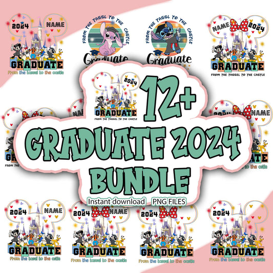 Graduate Disney 2024 Bundle Png