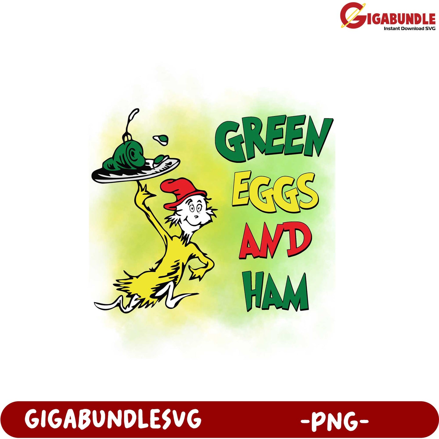 Green Eggs and Ham PNG  Fun Dr. Seuss Inspired Design