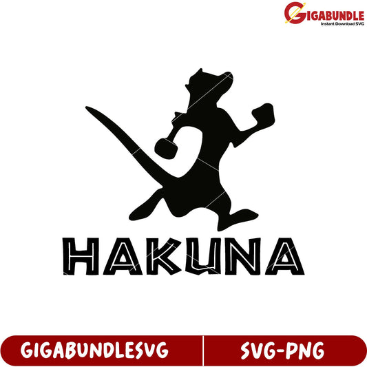 Hakuna Matata SVG Design for Fun and Creative Projects Downloadable File