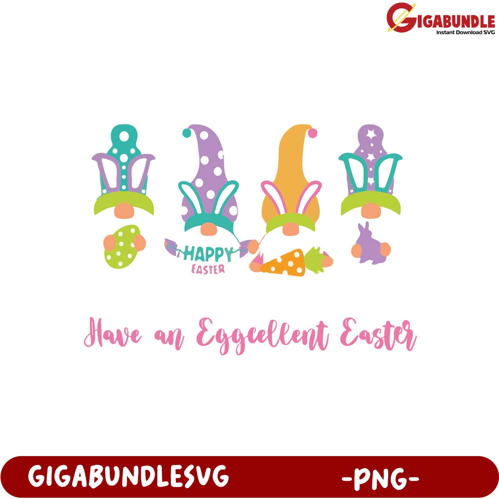 Happy Easter PNG Design Have an Eggcellent Celebration Fun!