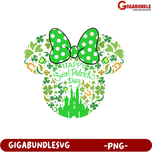 Happy Saint Patrick's Day PNG - Cute Mickey Mouse Design